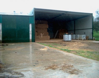 Finca de porcino en el Andévalo